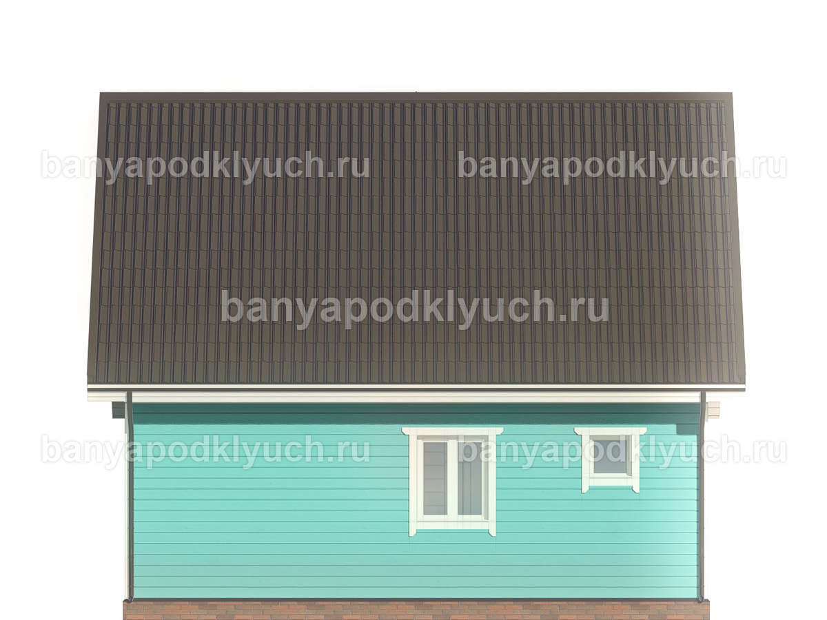 Каркасная баня 8x6 м Каркасная баня 8x6 м